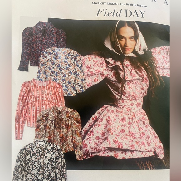 Forever 21 turtleneck red blouse high neck long sleeve blouse women’s sz m - Picture 3 of 8